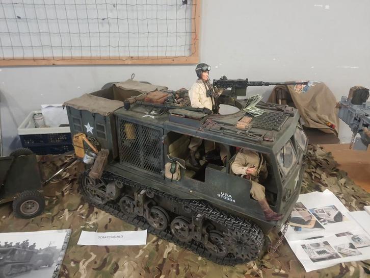 1/6 RCAllis Chalmers artillerietrekker, Hobby en Vrije tijd, Modelbouw | Radiografisch | Auto's, Ophalen