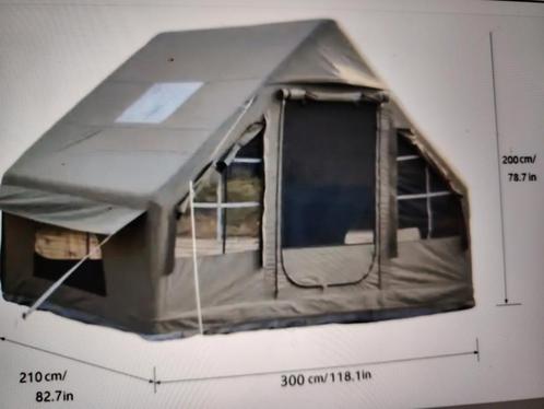 tente  gonflable avec des boudins, Caravans en Kamperen, Tenten, Ophalen