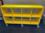 Armoire à roulettes IKEA Kallax (Expedit) jaune - 8 comparti, Enlèvement, Comme neuf