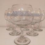 6 glazen Brigand streekbier bier Brouwerij Vanhonsebrouck, Verzamelen, Ophalen of Verzenden, Zo goed als nieuw, Bierglas