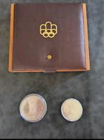 Canada 5 en 10 dollar 1973/ olympiade montreal 1976, Postzegels en Munten, Ophalen of Verzenden, Zilver