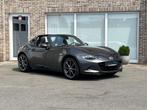 Mazda MX-5 2.0 ND RF SKYCRUISE / Apple / 53000km / 12m wb, Autos, Mazda, Cuir, Argent ou Gris, Entreprise, Boîte manuelle