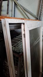 Alum. raam met dubbel glas., Doe-het-zelf en Bouw, Raamkozijnen en Schuifdeuren, Ophalen, Gebruikt, Aluminium