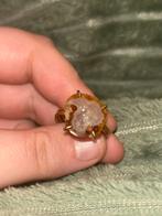 Geode ring, Handtassen en Accessoires, Ringen, Ophalen, Bruin, Zo goed als nieuw, Dame of Heer