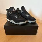 Air Jordan 4 Retro SE Black Canvas, Zwart, Nieuw, Ophalen of Verzenden, Sneakers