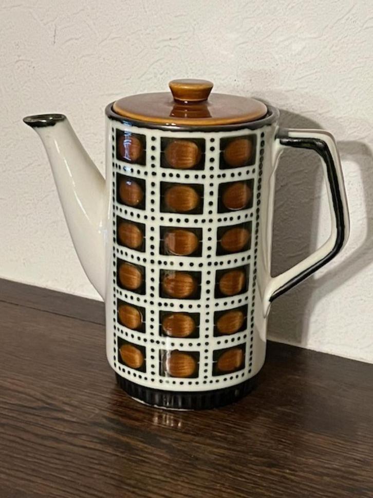 Boch Bernadette koffiepot 1960's, Antiek en Kunst, Antiek | Servies los, Ophalen