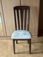 6 eiken eetkamerstoelen, Huis en Inrichting, Ophalen, Bruin, Zo goed als nieuw, Vijf, Zes of meer stoelen