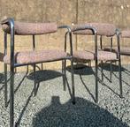 Vintage buisframe design stoelen, Huis en Inrichting, Stoelen, Ophalen, Gebruikt, Stof