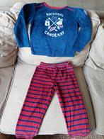 Pyjama velours bleu marine et rouge (2 pièces) 6 ans TISSAIA, Enfants & Bébés, Comme neuf, Vêtements de nuit ou Sous-vêtements
