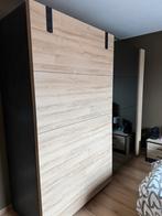 schuifdeurkast narva 245cm (french oak), Ophalen, 200 cm of meer, Meerdere deuren, Zo goed als nieuw