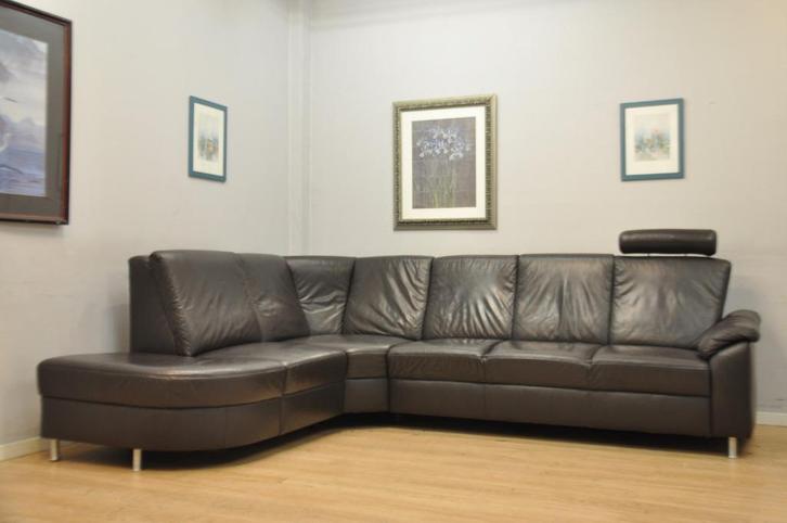 Très beau salon CUIR 225x285cm carré moderne, Huis en Inrichting, Zetels | Zetels, Gebruikt, Leer, Ophalen