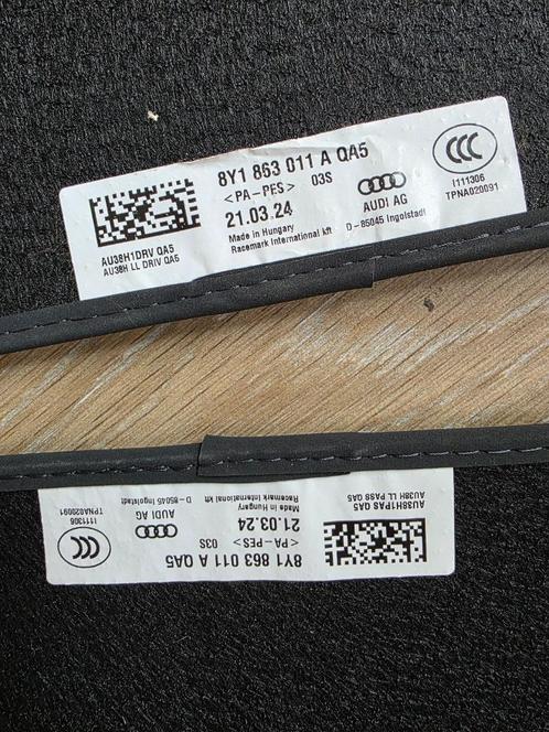 Originele Audi A3 8Y automatten (nieuw, 2024), Auto diversen, Automatten, Nieuw, Ophalen