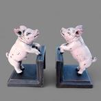 Ensemble de serre-livres en forme de cochon en fonte, Enlèvement ou Envoi