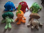 Delhaize knuffels - Fruit en groenten, Kinderen en Baby's, Speelgoed | Knuffels en Pluche, Ophalen, Zo goed als nieuw