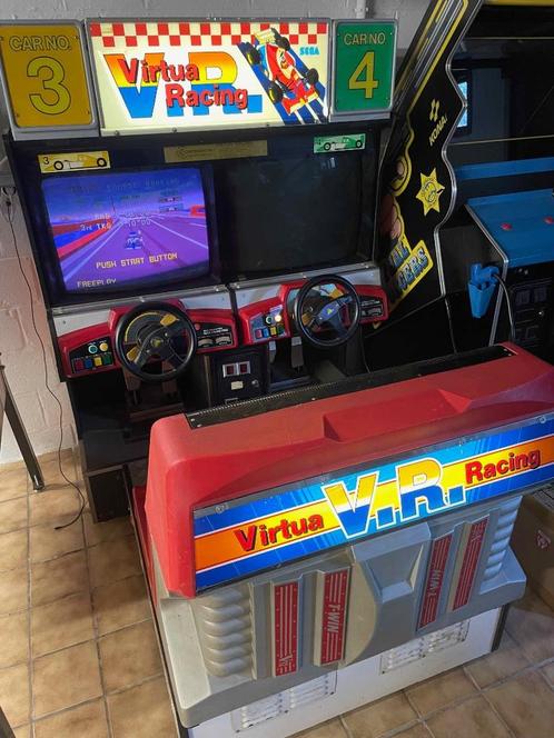 Borne d'arcade Sega Virtua Racing 1992, Collections, Machines | Autre, Utilisé, Enlèvement