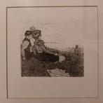 Henri EVENEPOEL ( Nice 1872 - Parijs 1899 ). Ets L' Intrus, Antiek en Kunst, Ophalen of Verzenden