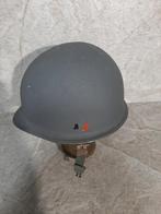 Casque de combat M1 militaire belge complet avec intérieur, Collections, Enlèvement ou Envoi