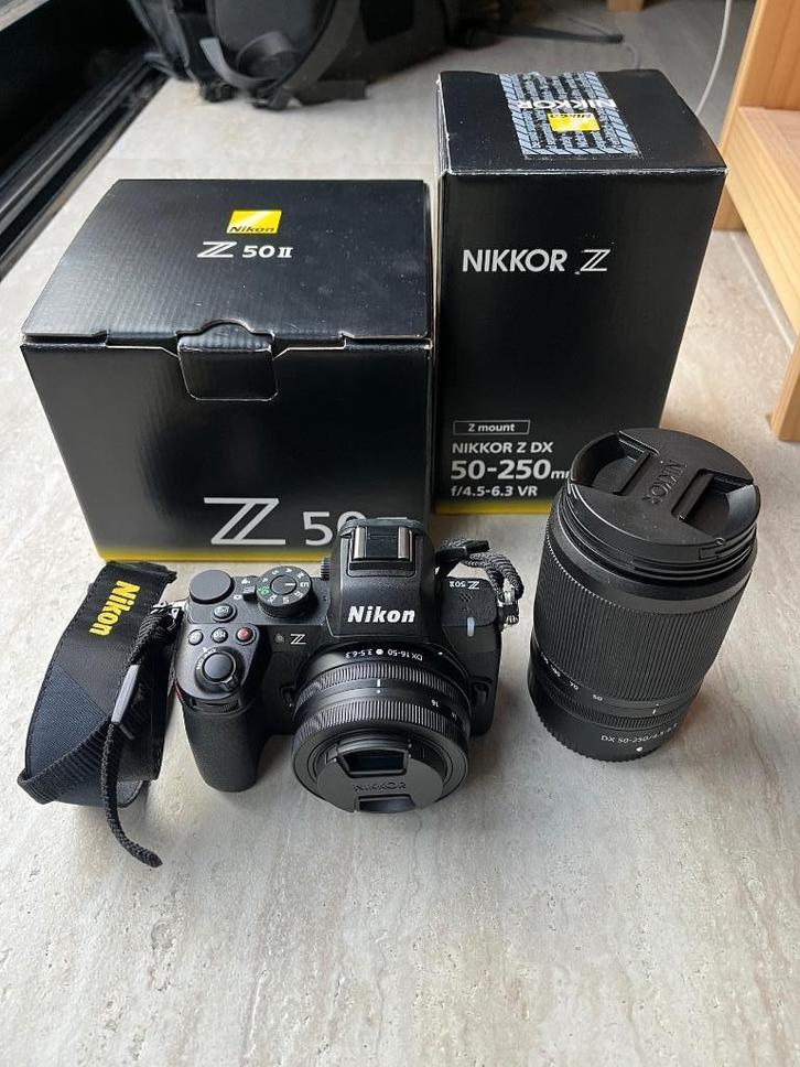 Nikon Z50II + DX 16-50 + DX 50-250, Audio, Tv en Foto, Fotocamera's Digitaal, Zo goed als nieuw, Compact, Nikon, Ophalen