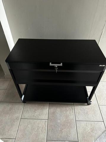 Durable hangmapkast/archiefkast  zwart met slot. beschikbaar voor biedingen