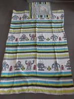 Dekbedovertrek kind - astronaut- raket, Ophalen of Verzenden, Zo goed als nieuw, Dekbedovertrek