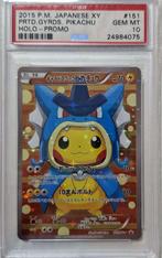 PRTD Gyarados Pikachu Holo Promo JP XY PSA 10 - Flash-Cards, Hobby en Vrije tijd, Verzamelkaartspellen | Pokémon, Ophalen, Nieuw