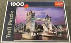 Puzzel - Trefl 1000 - London Bridge, Verzenden, 500 t/m 1500 stukjes, Gebruikt, Legpuzzel