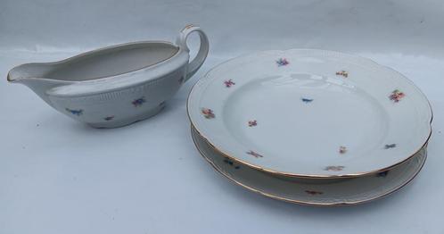 Antiek Eetservies Chodziez - 12 pers., Antiek en Kunst, Antiek | Servies compleet, Ophalen of Verzenden