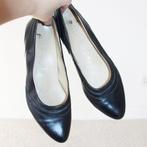 Zeer Mooie Leren Hassia Pumps - s8 (Maat 6½/40) € 50,-, Hassia, Pumps, Verzenden, Zwart