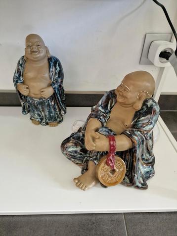 2 figurines de Bouddha 