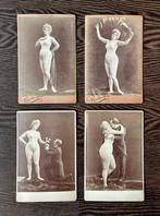 Lot de 4 photos anciennes studio Reutlinger Paris, Ophalen of Verzenden, Voor 1940, Zo goed als nieuw, Foto