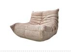 Togo 1-zits in Sand Bouclé by M.Ducaroy for Ligne Roset., 100 tot 125 cm, Ophalen of Verzenden, Zo goed als nieuw, Mid Century Modern