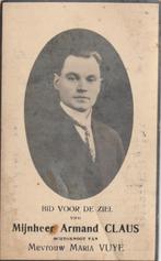 B P FOTO CLAUS ARMAND ELSEGEM 1902 - 1932, Ophalen of Verzenden, Bidprentje