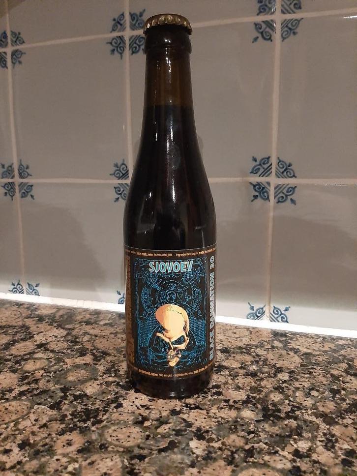 struise brouwers - black damnation 30 - sjovoev - 33 cl, Verzamelen, Biermerken, Nieuw, Flesje(s), Overige merken, Ophalen