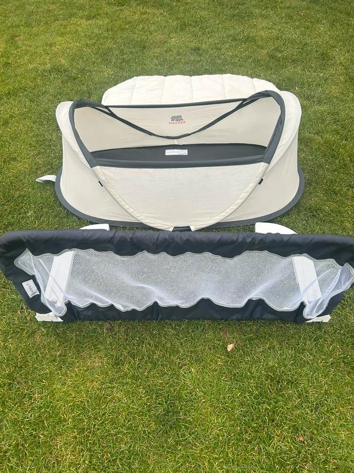 Kampeertent + valscherm voor baby, Caravans en Kamperen, Tenten, Zo goed als nieuw, Ophalen