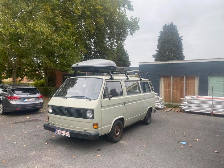 Gezellige Volkswagen T3 1979, Auto's, Volkswagen, Particulier, Transporter, Benzine, Handgeschakeld, Zilver of Grijs, Ophalen