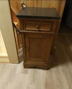 Ancienne table de chevet, 70 cm ou plus, Comme neuf, Moins de 45 cm, Enlèvement