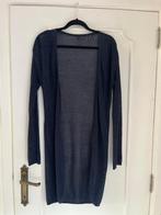 Blauwe lange gehaakte gilet,JBC, maat 158-164, Gebruikt, Meisje, Trui of Vest, JBC