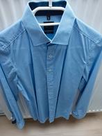 Blauw hemd merk Olymp te koop.M 38 body fit, Kleding | Heren, Overhemden, Ophalen, Zo goed als nieuw, Blauw