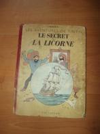 TINTIN "Le Secret de la Licorne" - Edition B3 1949, Gelezen, Ophalen of Verzenden, Eén stripboek, Hergé