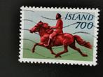 Islande 1982 - Cavalier de poney islandais, Timbres & Monnaies, Timbres | Europe | Scandinavie, Affranchi, Enlèvement ou Envoi