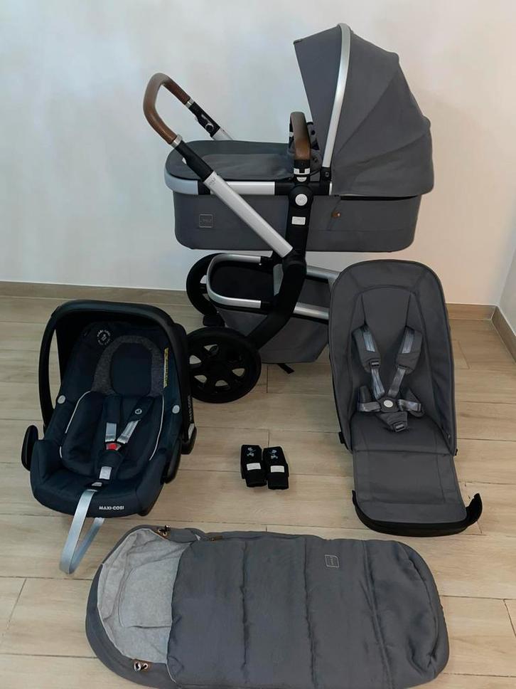 Joolz Day 3 Gorgeous Grey kinderwagen 3-in-1 Set, Kinderen en Baby's, Buggy's, Zo goed als nieuw, Maxi-Cosi, Regenhoes, Verstelbare rugleuning