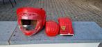 Casque de karaté XL et gants taille M, Enlèvement ou Envoi, Utilisé