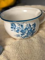 Delft blauw waskan met bijpassende kom, Enlèvement, Utilisé