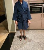 Blauwe zachte peignoir, Kleding | Dames, Pyjama's, Ophalen of Verzenden, Zo goed als nieuw, Maat 38/40 (M)