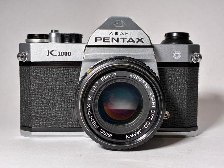 Pentax K1000 avec objectif 50 mm F/1.7 (révisé), TV, Hi-fi & Vidéo, Appareils photo analogiques, Reconditionné, Reflex miroir