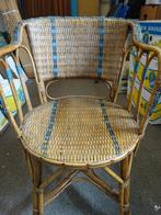 Vintage rieten stoel jaren '60, Ophalen, Huis en Inrichting