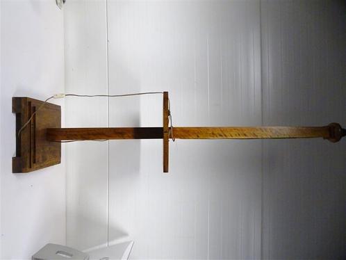 A6515. Massief Houten Vloerlamp, Huis en Inrichting, Lampen | Vloerlampen, Gebruikt, Ophalen of Verzenden