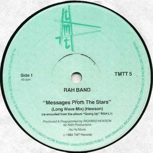 RAH Band - Messages From The Stars (12") maxi, CD & DVD, Vinyles | Pop, Utilisé, 1980 à 2000, 12 pouces, Enlèvement ou Envoi