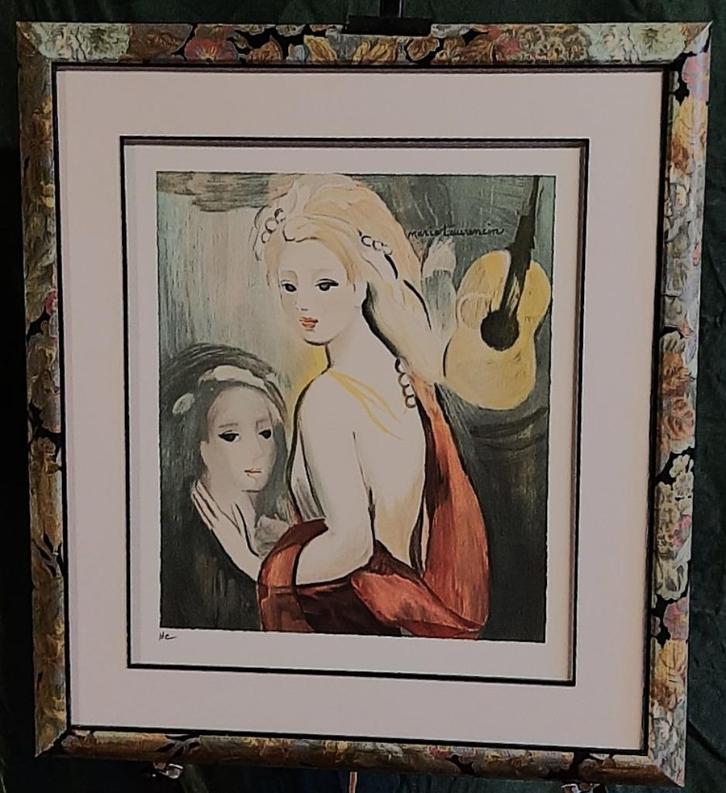 Marie Laurencin (1883-1956) H.C (76x56 cm originele lijst), Antiek en Kunst, Kunst | Litho's en Zeefdrukken, Ophalen
