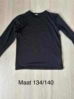 Zwarte longsleeve maat 134/140, Ophalen of Verzenden, Zo goed als nieuw